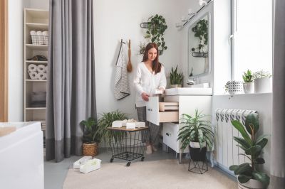 Stylish Bathroom Storage